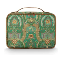 PIP Studio Casey Beauty Case B 19 x L 27 cm - Polyester - Green