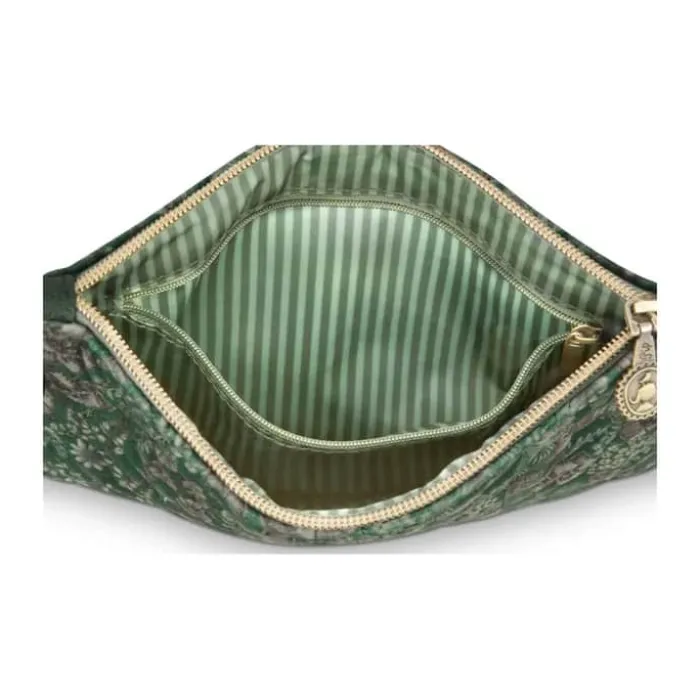 PIP Studio Charly Taske H 15,5 x B 24 cm - Polyester/fløjl - Green
