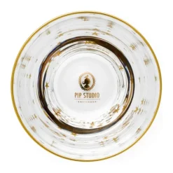 PIP Studio Christmas Vandglas 36 cl - Glas - Guld/klar