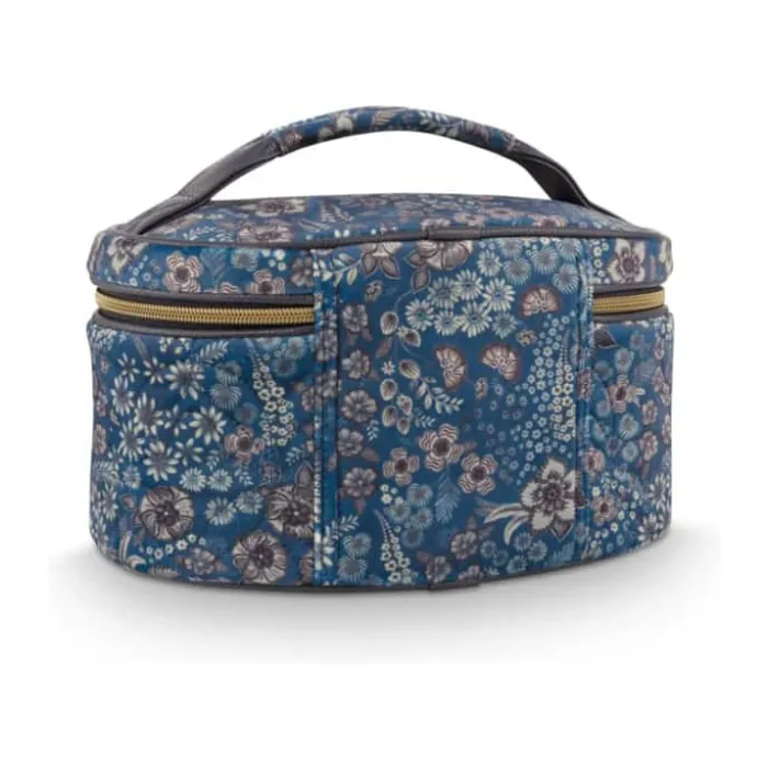 PIP Studio Cleo Kosmetiktaske B 16 x L 26 cm - Polyester - Blå
