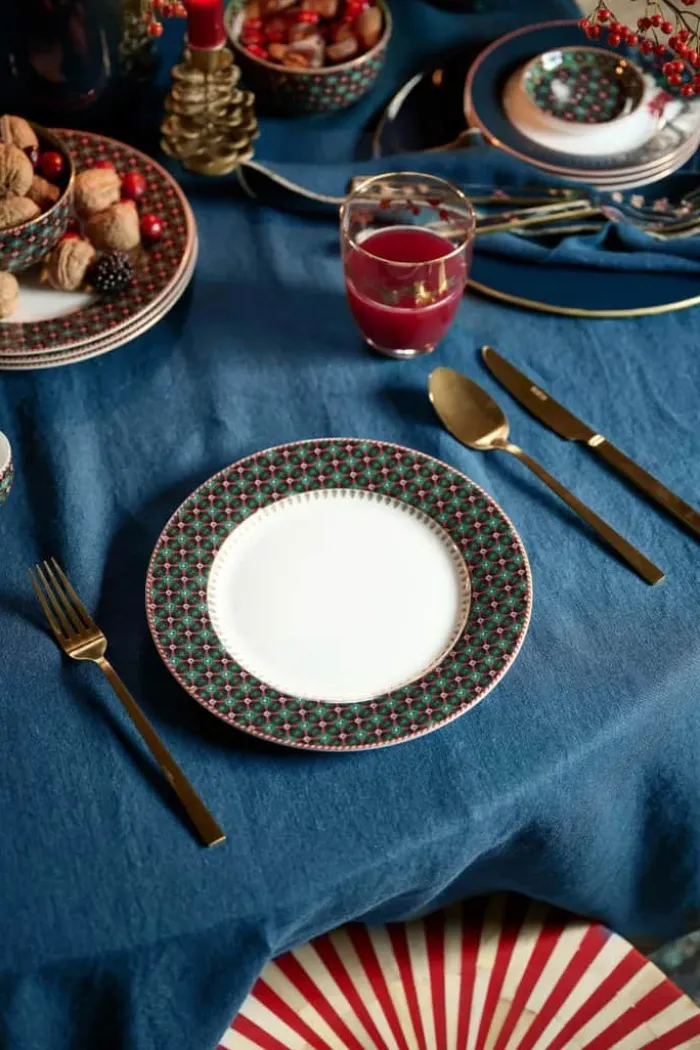 PIP Studio Clover Tallerken Ø 23 cm - Porcelæn - Blå