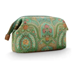 PIP Studio Cooper Kosmetiktaske H 15 x B 22,5 cm - Polyester/fløjl - Green