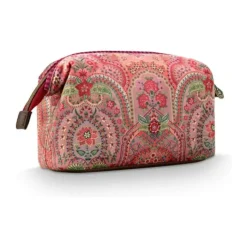 PIP Studio Cooper Kosmetiktaske H 15 x B 22,5 cm - Polyester/fløjl - Pink