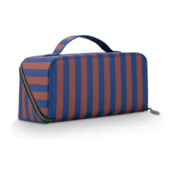PIP Studio Cyrille Kosmetiktaske B 10,5 x L 23,5 cm - Polyester - Blue stripes