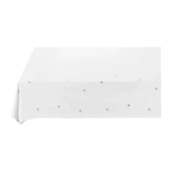 PIP Studio Dot Delight Dug B 160 x L 250 cm - Bomuld/linned - Hvid/guldfarvet