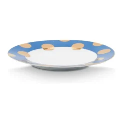 PIP Studio Dot Delight Tallerken - 2 stk. Ø 21 cm - Porcelæn - Lyseblå