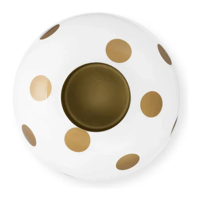 PIP Studio Dot delight Vase Ø 8 x H 23 cm- Metal - Withe Gold