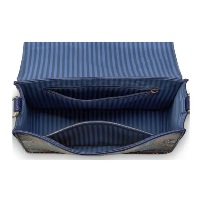 PIP Studio Fenna Cross Body Bag H 19 x B 16 cm - Polyester - Blue