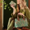 PIP Studio Fia Håndtaske H 22 x B 14 x L 26,5 cm - Polyester - Green