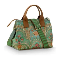 PIP Studio Fia Håndtaske H 22 x B 14 x L 26,5 cm - Polyester - Green