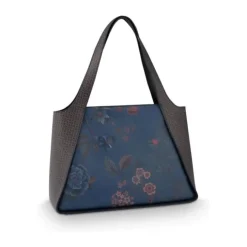 PIP Studio Filou Skuldertaske H 28 x B 15,5 x L 40 cm - Imiteret læder - Blå