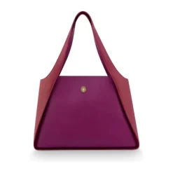 PIP Studio Filou Skuldertaske H 28 x B 15,5 x L 40 cm - Polyester - Lilla