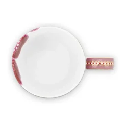 PIP Studio Floral Fantasy Alfabet Krus - Y 35 cl - Porcelæn - Lyserød