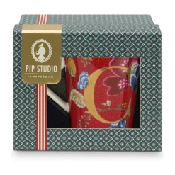 PIP Studio Floral Fantasy Alfabet Krus - Y 35 cl - Porcelæn - Lyserød