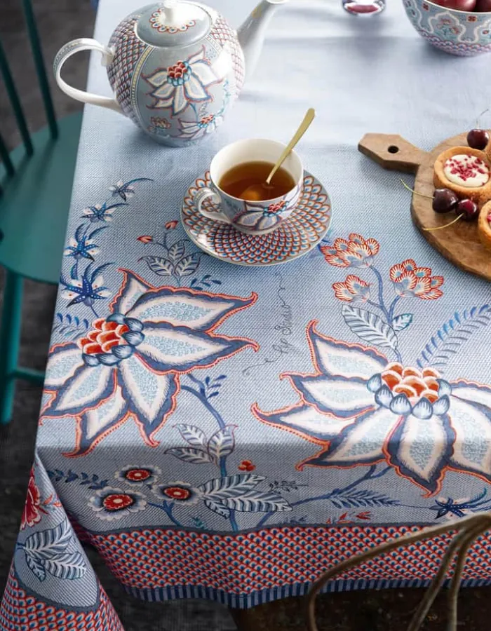 PIP Studio Flower Festival Espressokop 12 cl - Porcelæn - Blue