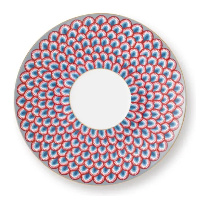 PIP Studio Flower Festival Espressokop - 2 stk. 12 cl - Porcelæn - Blue