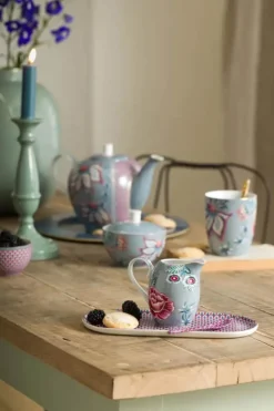 PIP Studio Flower Festival Kande 25 cl - Porcelæn - Blå