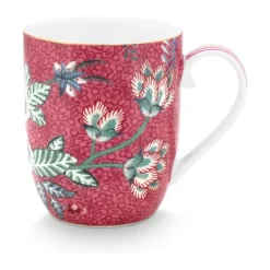 PIP Studio Flower Festival Krus - 2 stk. 14,5 cl - Porcelæn - Pink