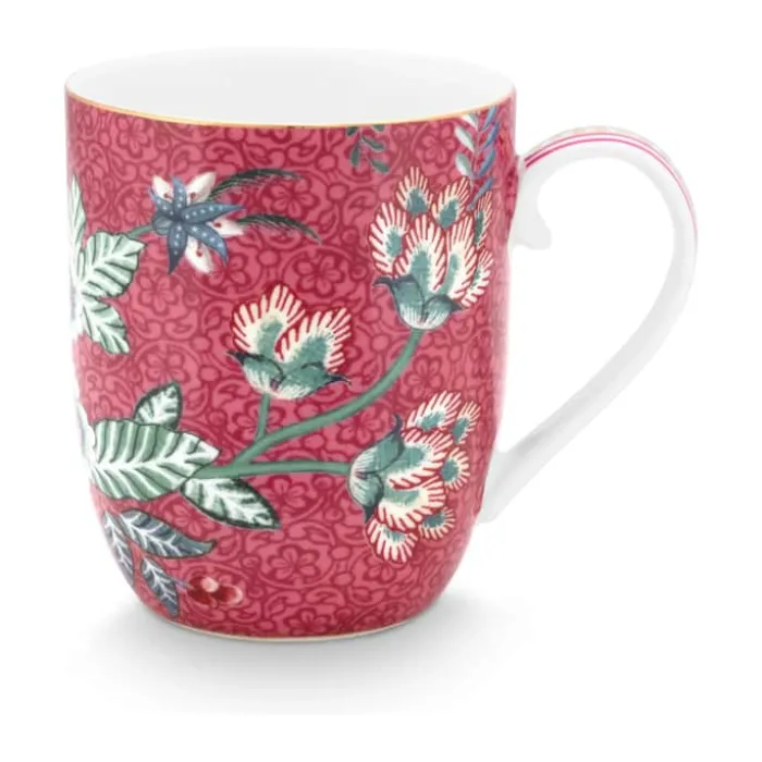 PIP Studio Flower Festival Krus - 2 stk. 14,5 cl - Porcelæn - Pink