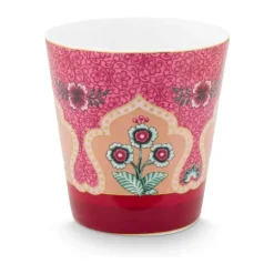 PIP Studio Flower Festival Krus - 4 stk. 23 cl - Porcelæn - Pink