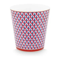 PIP Studio Flower Festival Krus - 4 stk. 23 cl - Porcelæn - Blue