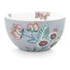PIP Studio Flower Festival Skål Ø 12 cm - Porcelæn - Blå