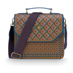 PIP Studio Frances Crossbody Taske B 21,50 x L 25 cm - Imiteret læder - Blå