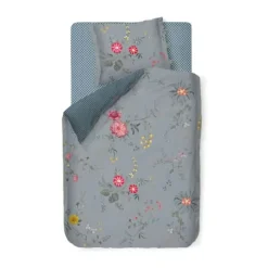 PIP Studio Grandeur Sengetøj B 140 x L 200 cm - Bomuld - Soft blue