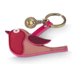 PIP Studio Harry Taskenøglering L 9,5 cm - Ruskind - Pink