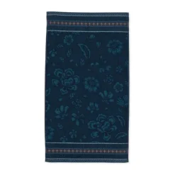 PIP Studio Jasmin Jacquard Håndklæde B 70 x L 140 cm - Bomuld - Blå