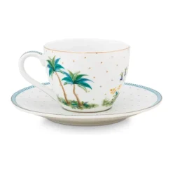 PIP Studio Jolie Dots Espressokop 12 cl - Porcelæn - Lysegrøn