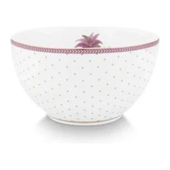 PIP Studio Jolie Dots Skål Ø 15 cm - Porcelæn - Hvid