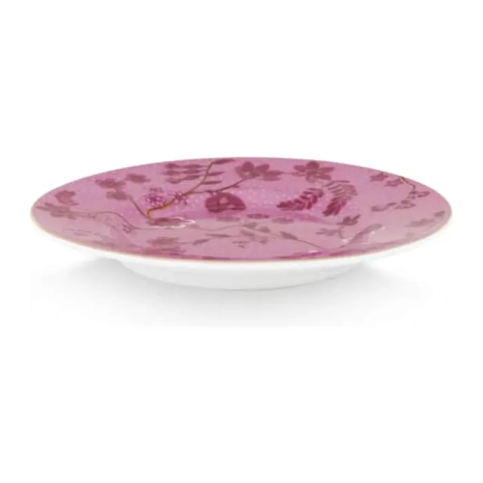 PIP Studio Jolie Flowers Kagetallerken Ø 12 cm - Porcelæn - Pink