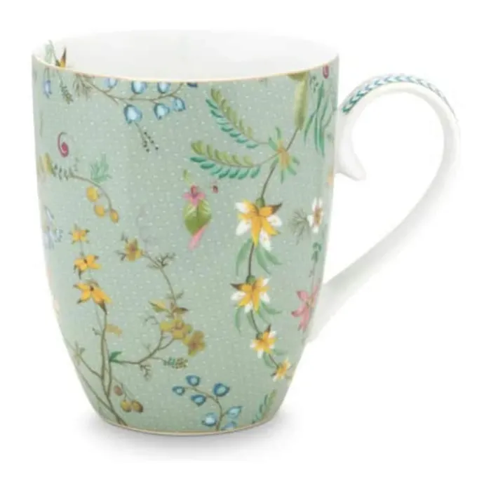 PIP Studio Jolie Krus 35 cl - Porcelæn - Light Blue