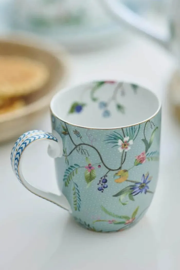 PIP Studio Jolie Krus - 2 stk. 14,5 cl - Porcelæn - Blue