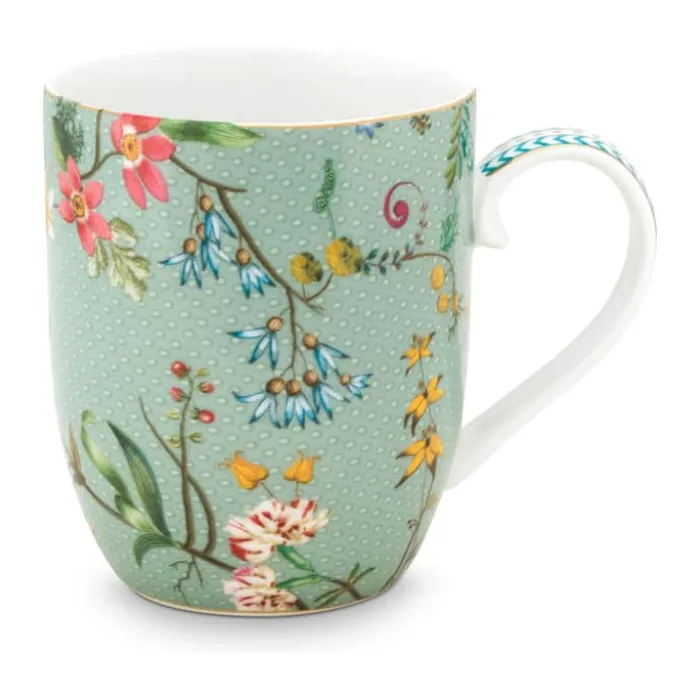 PIP Studio Jolie Krus - 2 stk. 14,5 cl - Porcelæn - Blue