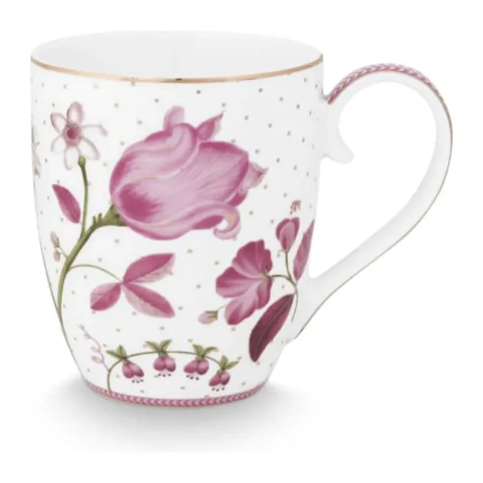 PIP Studio Jolie Tulip Krus 45 cl - Porcelæn - Lyserød