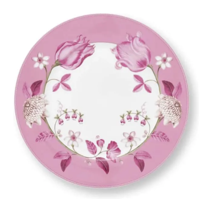 PIP Studio Jolie Tulip Tallerken Ø 32 cm - Porcelæn - Lyserød