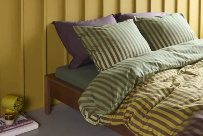 PIP Studio Jonah Sengetøj B 200 x L 220 cm - Bomuld - Green