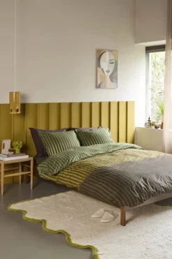 PIP Studio Jonah Sengetøj B 140 x L 220 cm - Bomuld - Green