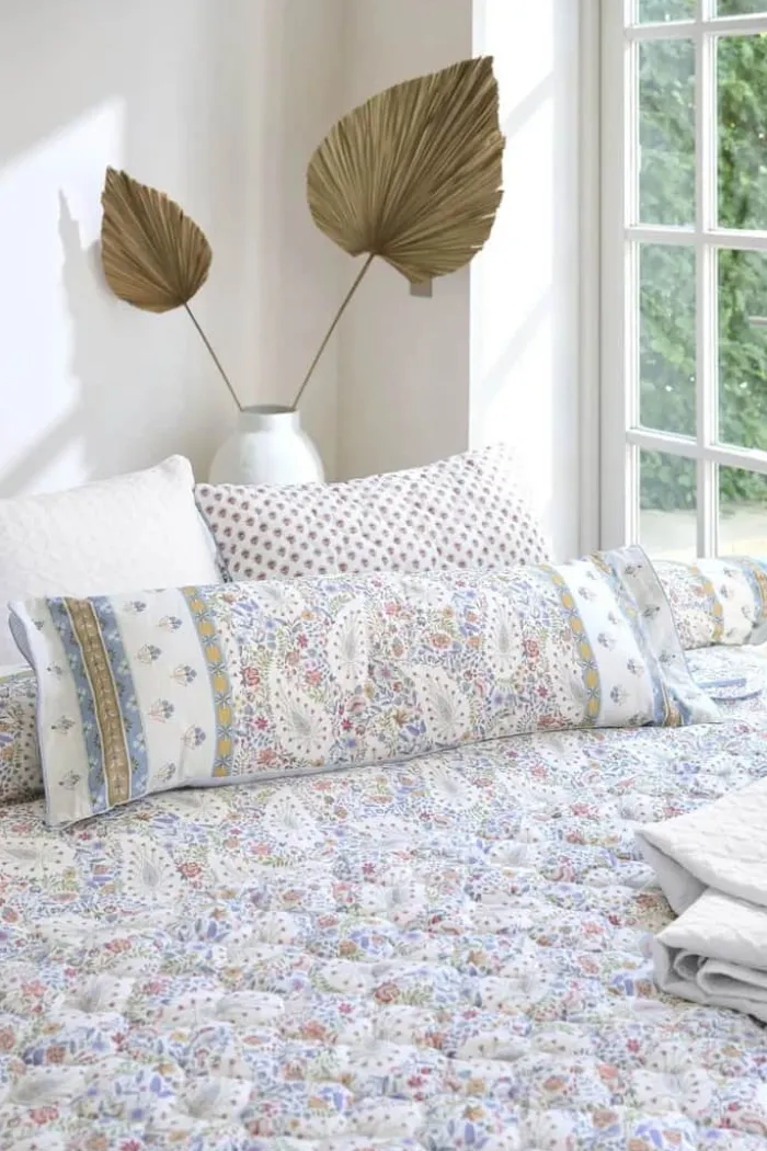 PIP Studio Kairi Bloom Sengetøj B 140 x L 220 cm - Bomuld - Blå