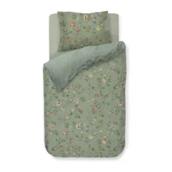 PIP Studio La Dolce Vita Sengetøj B 140 x L 220 cm - Bomuld - Green