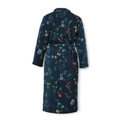 PIP Studio Les Fleurs Badekåbe L - Bomuld - Dark blue