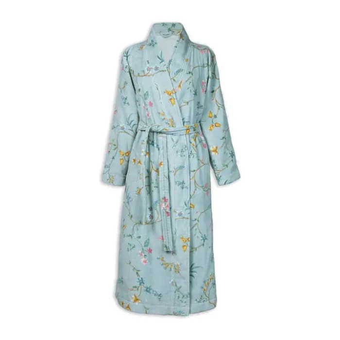 PIP Studio Les Fleurs Badekåbe XXL - Bomuld - Blue