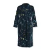 PIP Studio Les Fleurs Badekåbe M - Bomuld - Dark blue