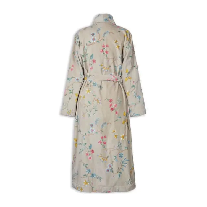 PIP Studio Les Fleurs Badekåbe S - Bomuld - Khaki
