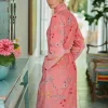PIP Studio Les Fleurs Badekåbe XS - Bomuld - Pink