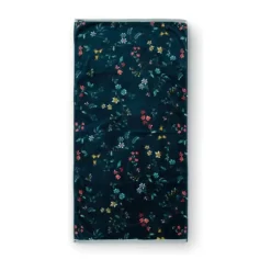 PIP Studio Les Fleurs Håndklæde B 30 x L 50 cm - Bomuld - Dark blue