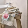 PIP Studio Les Fleurs Håndklæde B 55 x L 100 cm - Bomuld - White