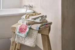 PIP Studio Les Fleurs Håndklæde B 55 x L 100 cm - Bomuld - White